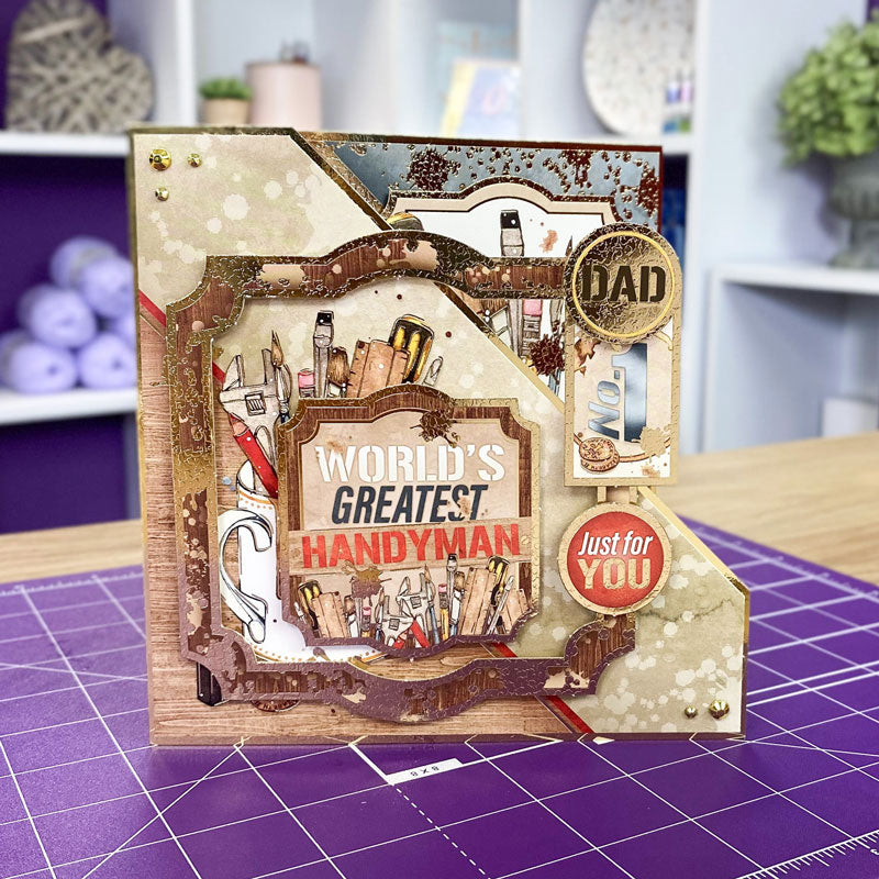 Hunkydory Topper Favourites - Le Papa le Plus Génial du Monde