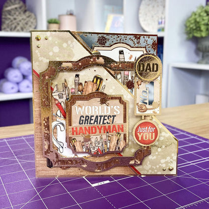 Hunkydory Topper Favourites - Le Papa le Plus Génial du Monde