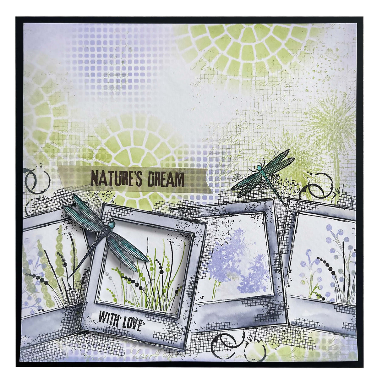HEN Masque Fond Décor Natures Dream 150x210x1mm 1 PC nr.239