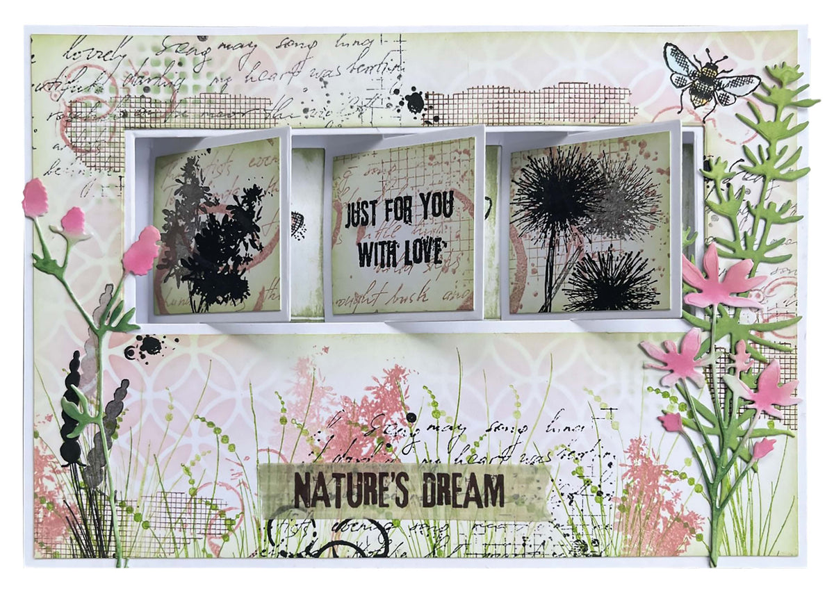 HEN Masque Fond Décor Natures Dream 150x210x1mm 1 PC nr.239