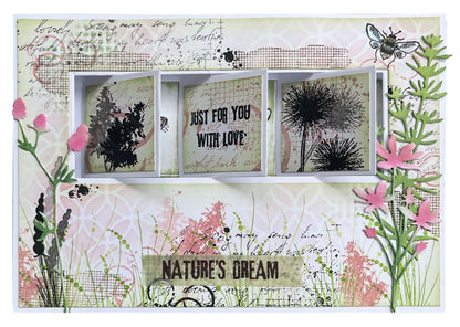HEN Masque Fond Décor Natures Dream 150x210x1mm 1 PC nr.239