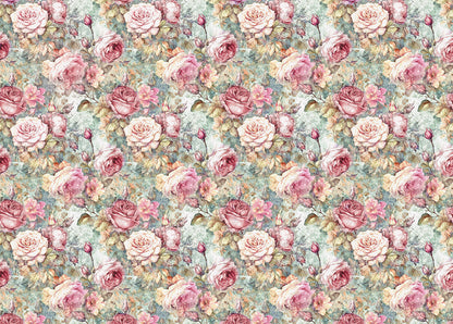 Papier de soie cm69x49 27.66"x19.29” Hill Garden