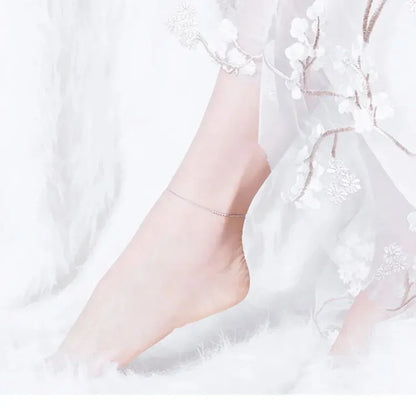 The Essential 925 Sterling Silver Charm Anklet