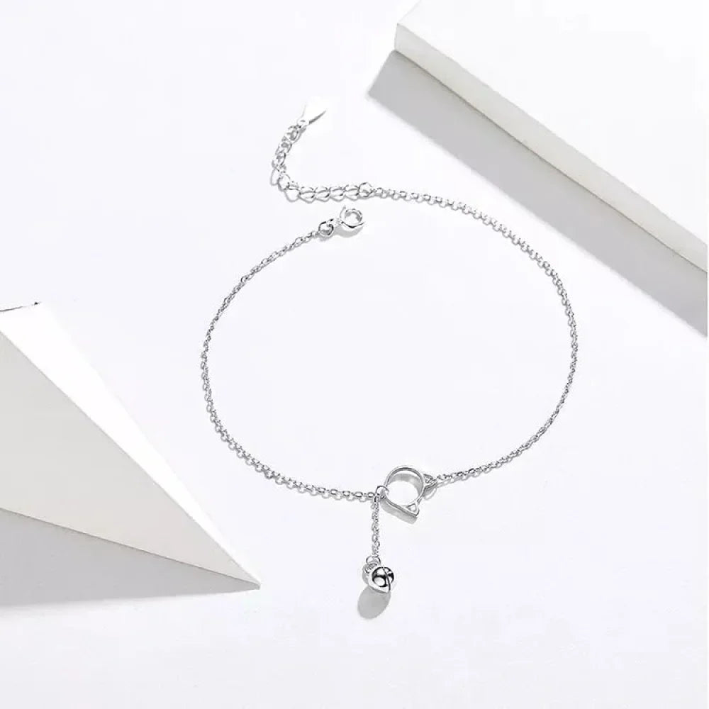 The Essential 925 Sterling Silver Charm Anklet