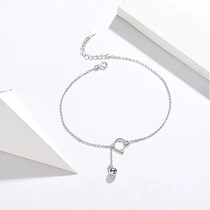 The Essential 925 Sterling Silver Charm Anklet