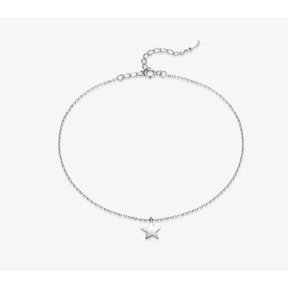 The Essential 925 Sterling Silver Charm Anklet
