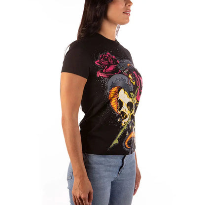 T-shirt Headrush à manches courtes Faith and Pain pour femme