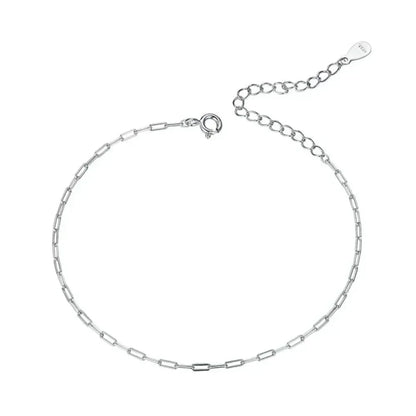 Bracelet chaîne câble en argent sterling 925 plaqué or