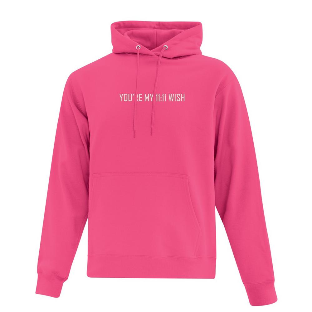Sweat à capuche « 11:11 Wish » brodé