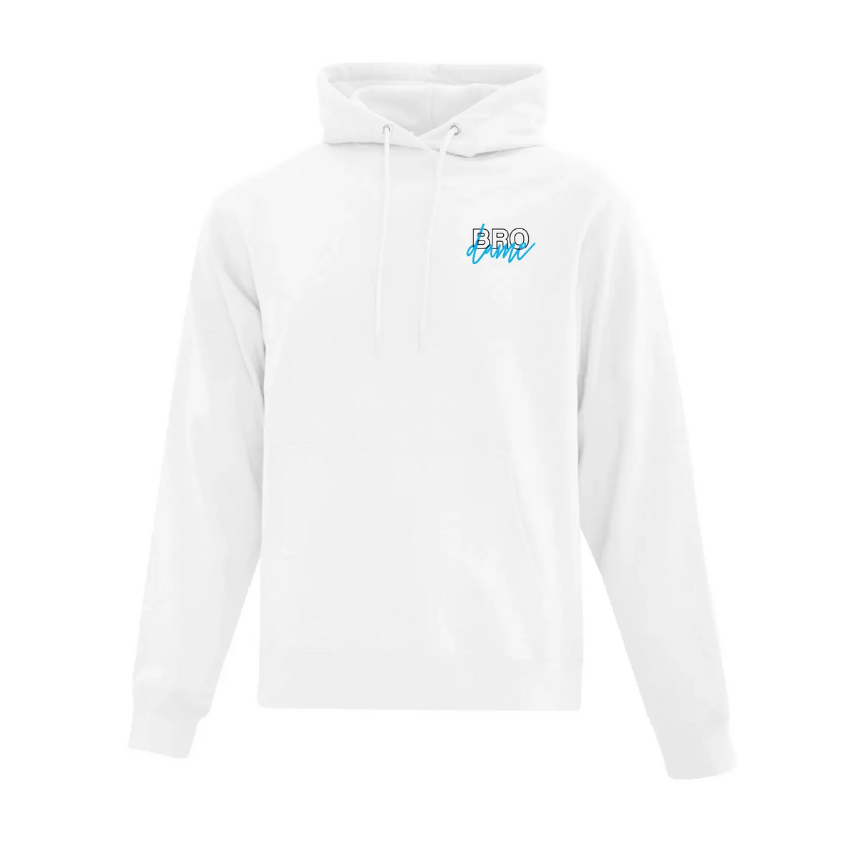 Sweat à capuche "Brodame" brodé en cursif
