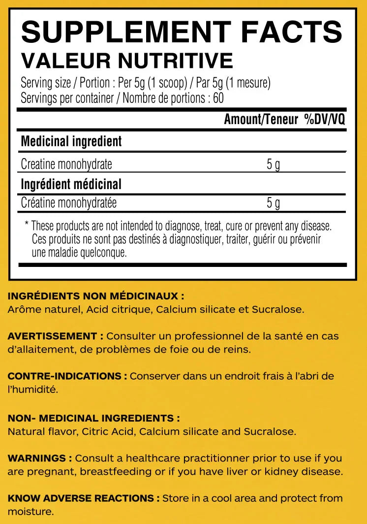 Créatine Unity Supplements