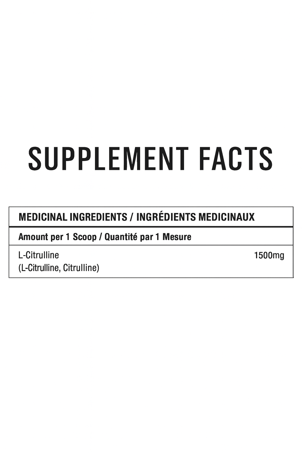 VNDL Project L-Citrulline Pure