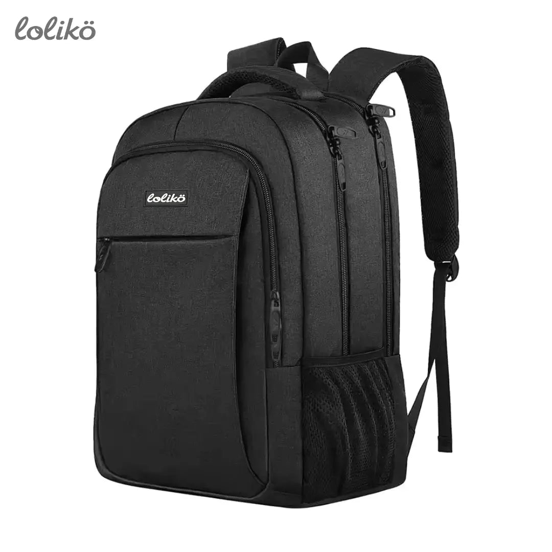 Black versatile backpack