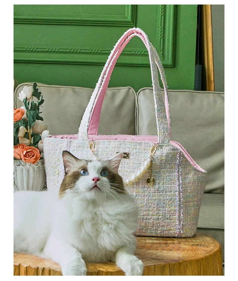 Sac de transport pour animaux Tinseltown | Sac de transport pour chiens et chats en tweed