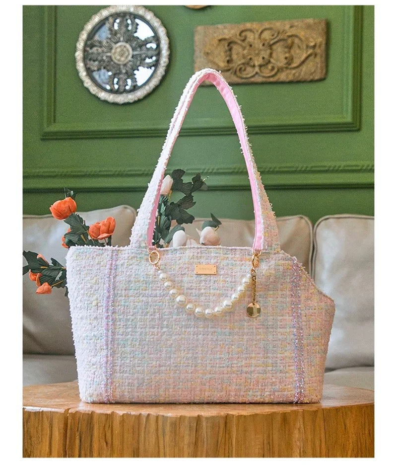 Sac de transport pour animaux Tinseltown | Sac de transport pour chiens et chats en tweed