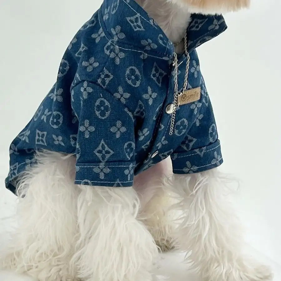 Chemise en jean Chewy Pawtton – Chemise pour chien