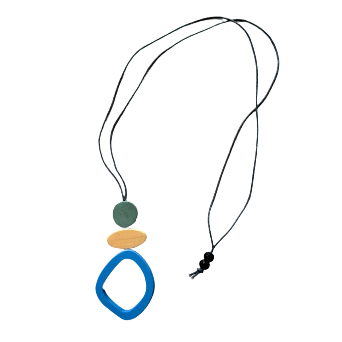 Small Wooden Hoop Pendant