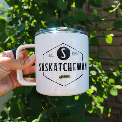 Tasse à café Sask 1905 en acier inoxydable 500 ml | Tasse Saskatchewan