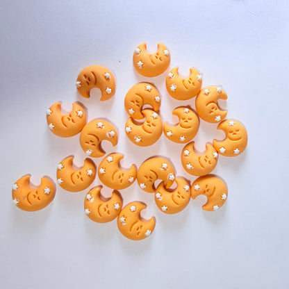 Breloques Lune Endormie pour l'Artisanat DIY