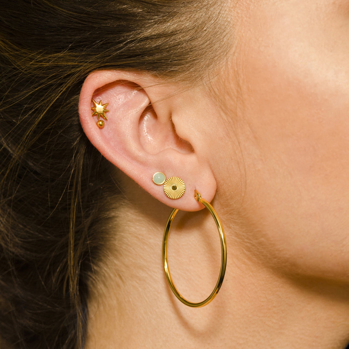 Boucles d'oreilles clous SCARLETT