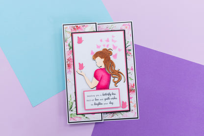 Crafters Companion - Matrices, tampons et pochoirs en métal - Butterfly Kisses
