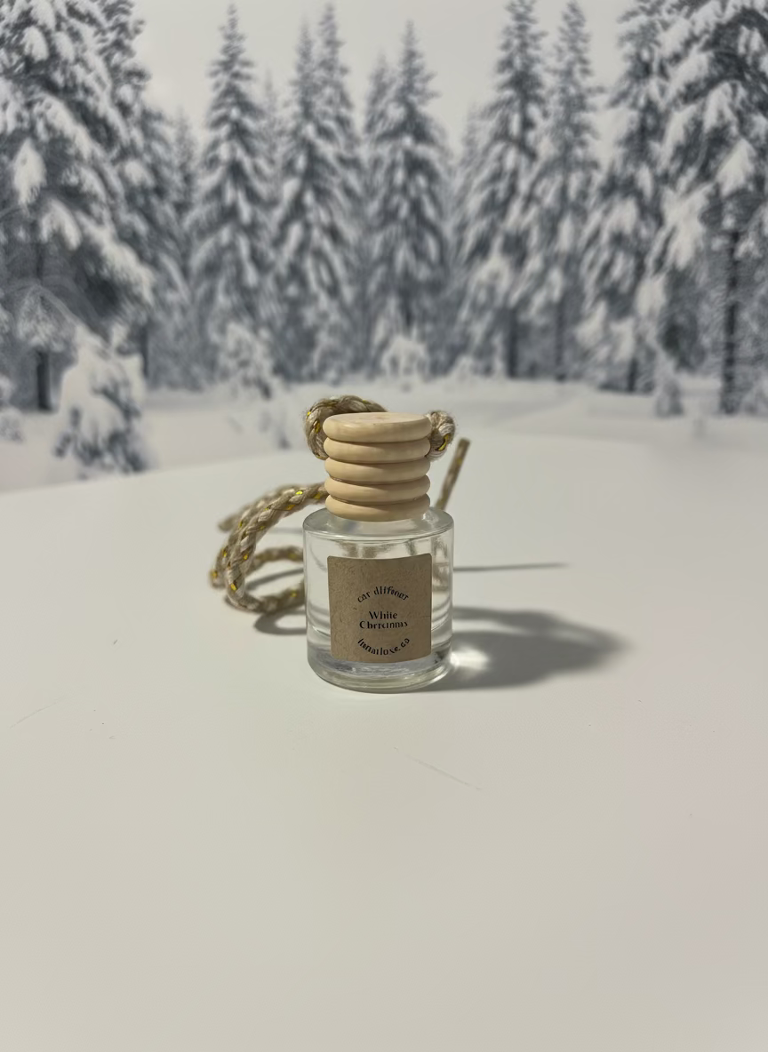 Diffuseur de voiture Noël Blanc