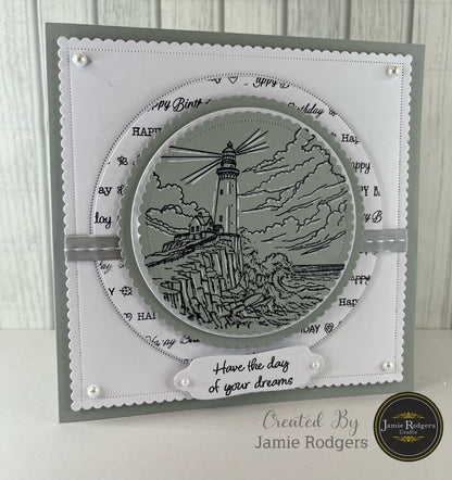 Jamie Rodgers Crafts Happy Birthday DL Clear Stamp Set