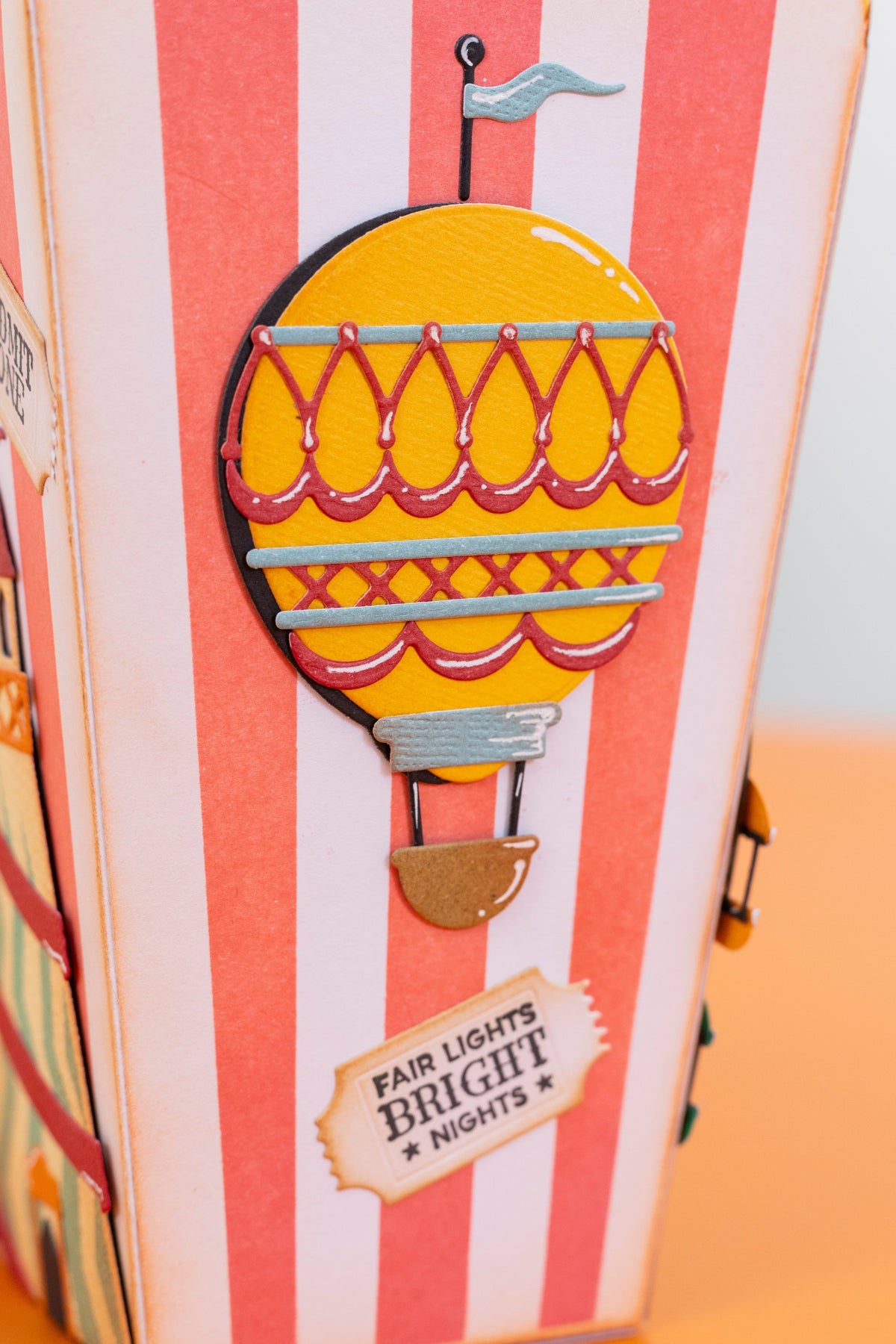 Tampon et matrice Vintage Carnival - Ticket Fun