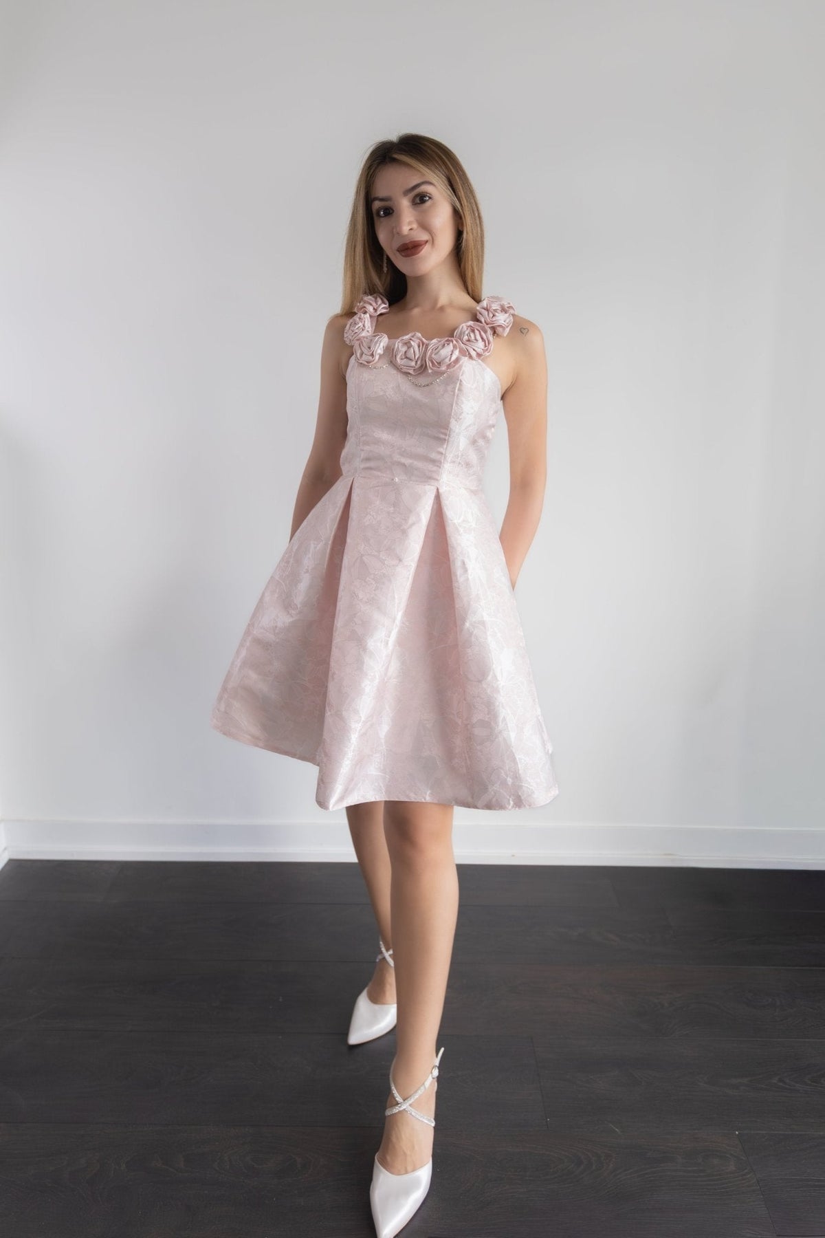 Robe rose Naya