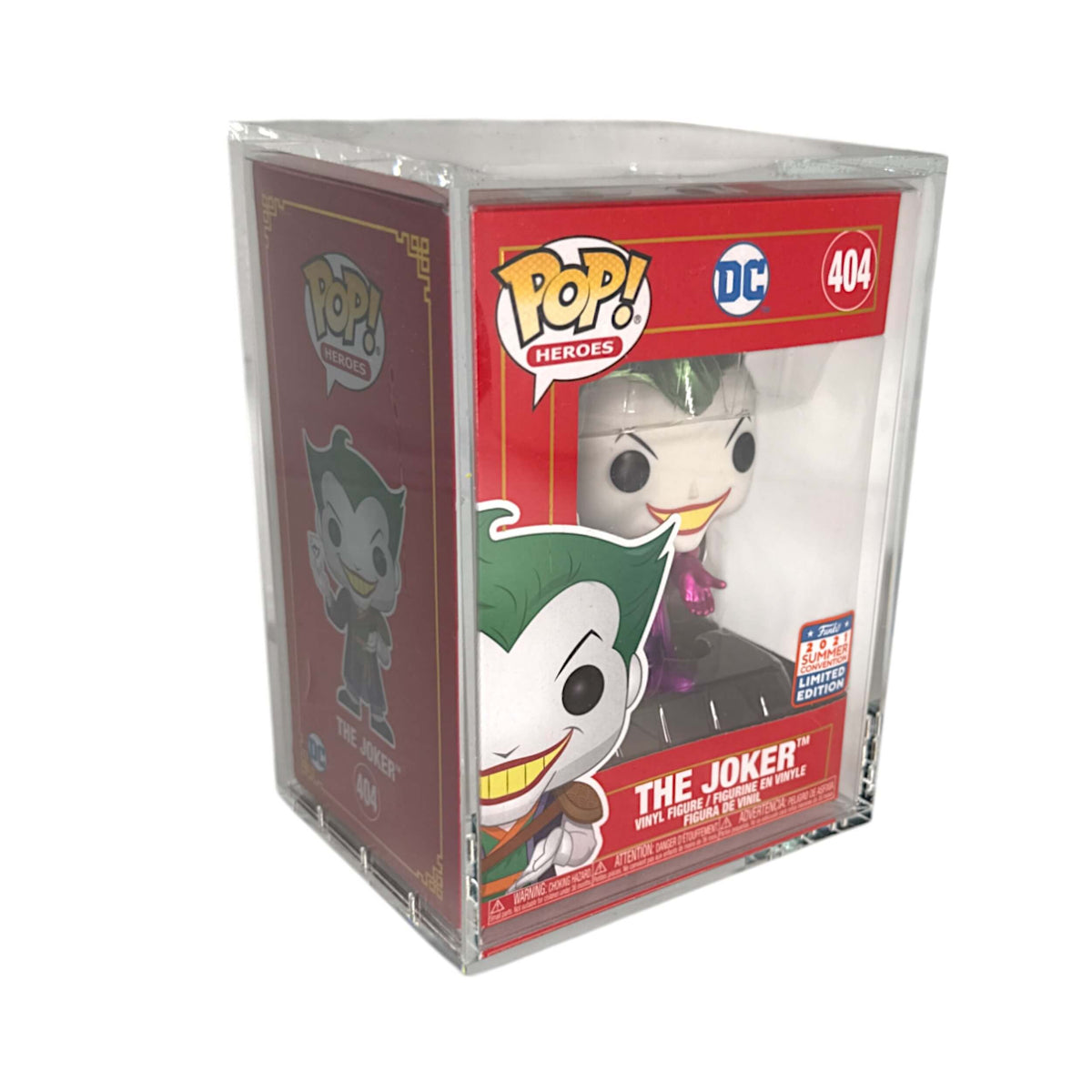 EVORETRO Acrylic Case Display for Standard size 4" Funko Pop Pack of 1