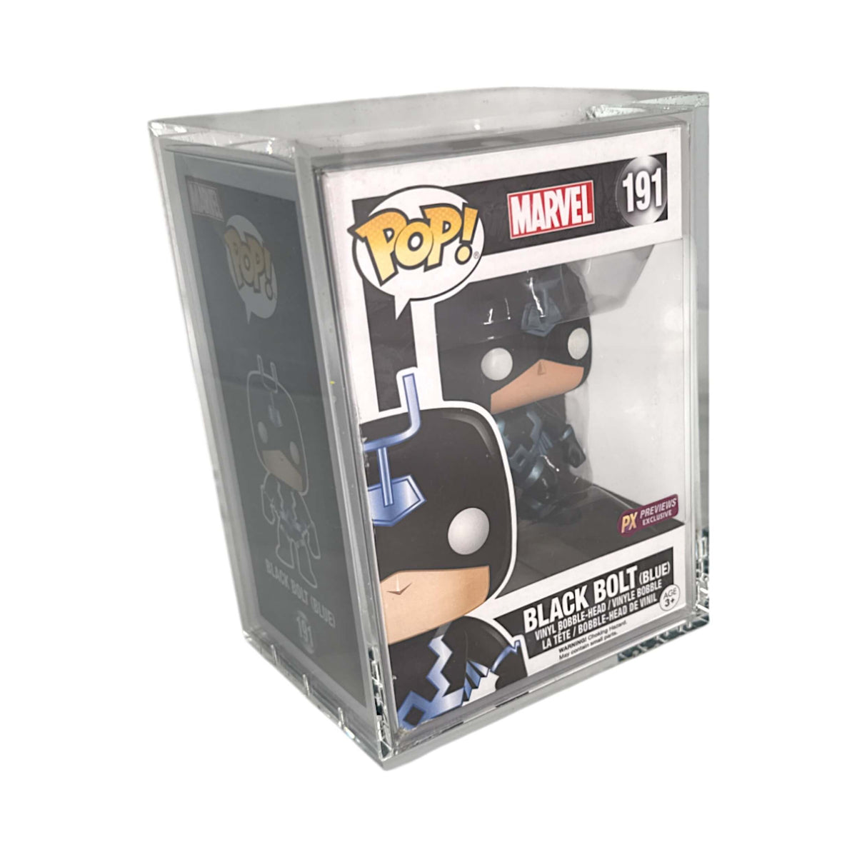 EVORETRO Acrylic Case Display for Standard size 4" Funko Pop Pack of 1