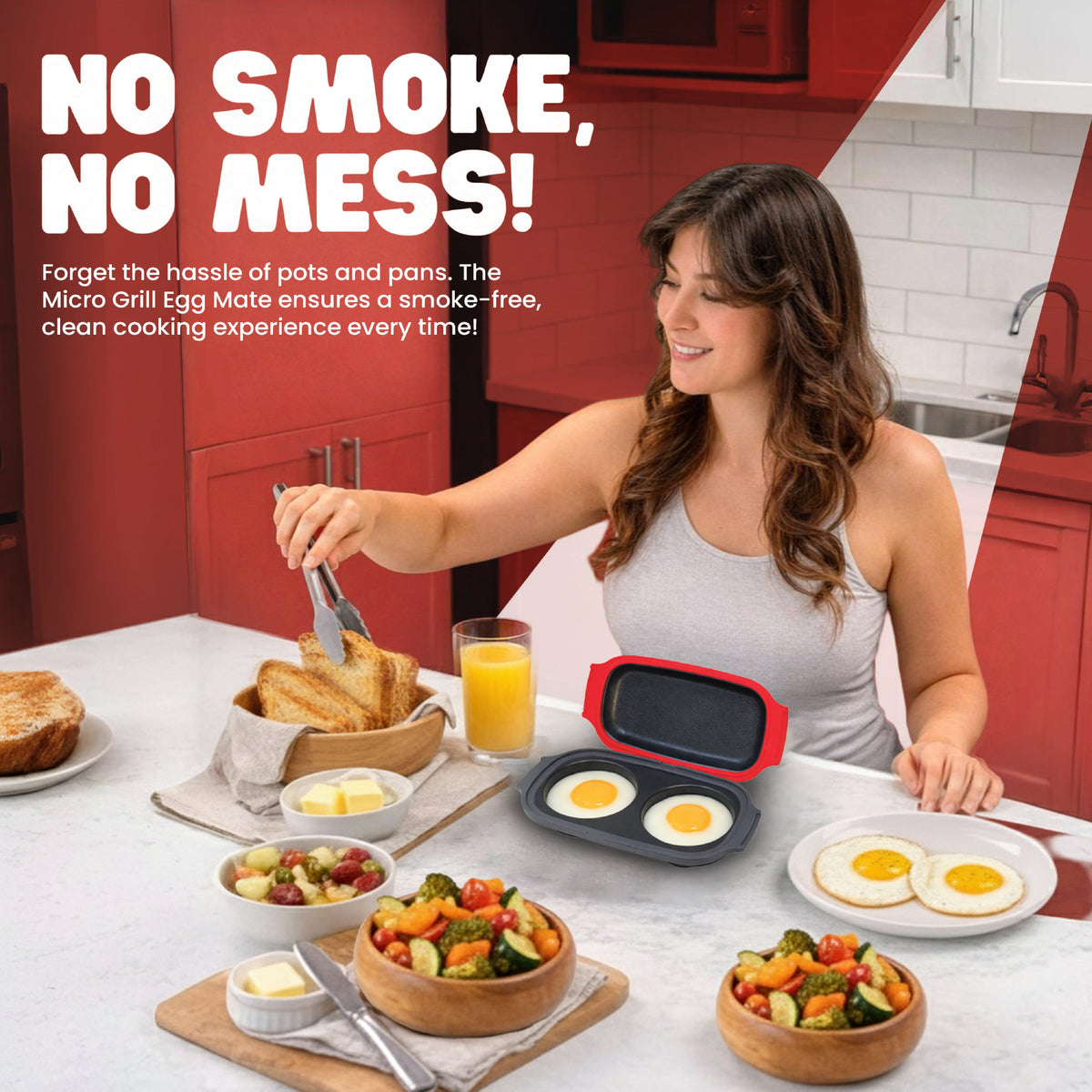 Micro Grill Egg Mate™ - Microwave Egg Cooker