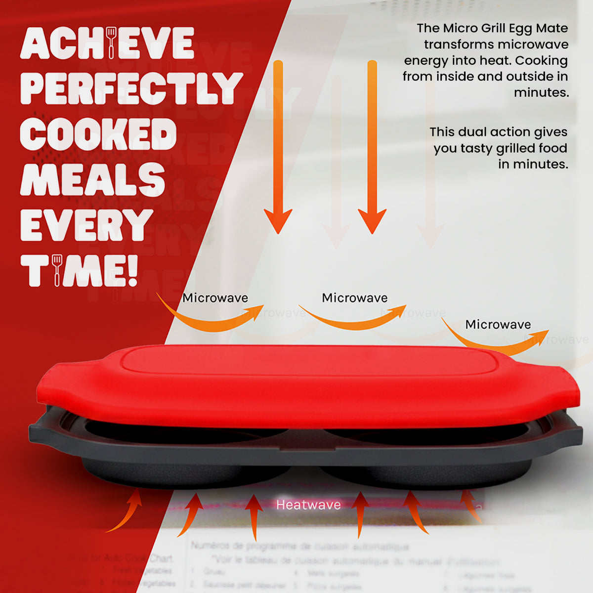 Micro Grill Egg Mate™ - Microwave Egg Cooker