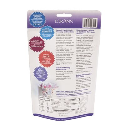 Isomalt Granular Crystals - Bakery Specialty Ingredients - 1 lb. Bag - Ships Free Within Canada on Orders Above CAD $199