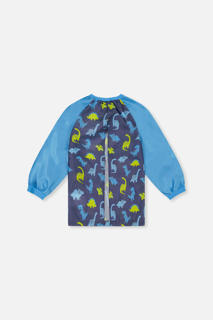Apron Blue Printed Dinos