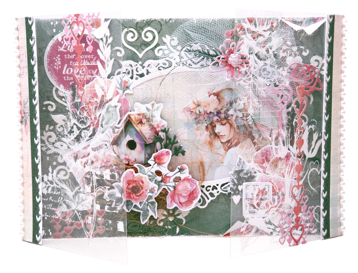 Bloc de papiers créatifs JMA Fonds de page Sending You Love 36 feuilles