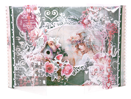 Bloc de papiers créatifs JMA Fonds de page Sending You Love 36 feuilles