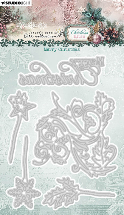 JMA Cutting Die Merry Christmas Christmas Blush 5 Pieces