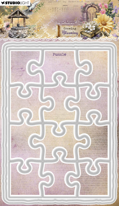 JMA Cutting Die Puzzle Growing & Blooming 3 Pieces