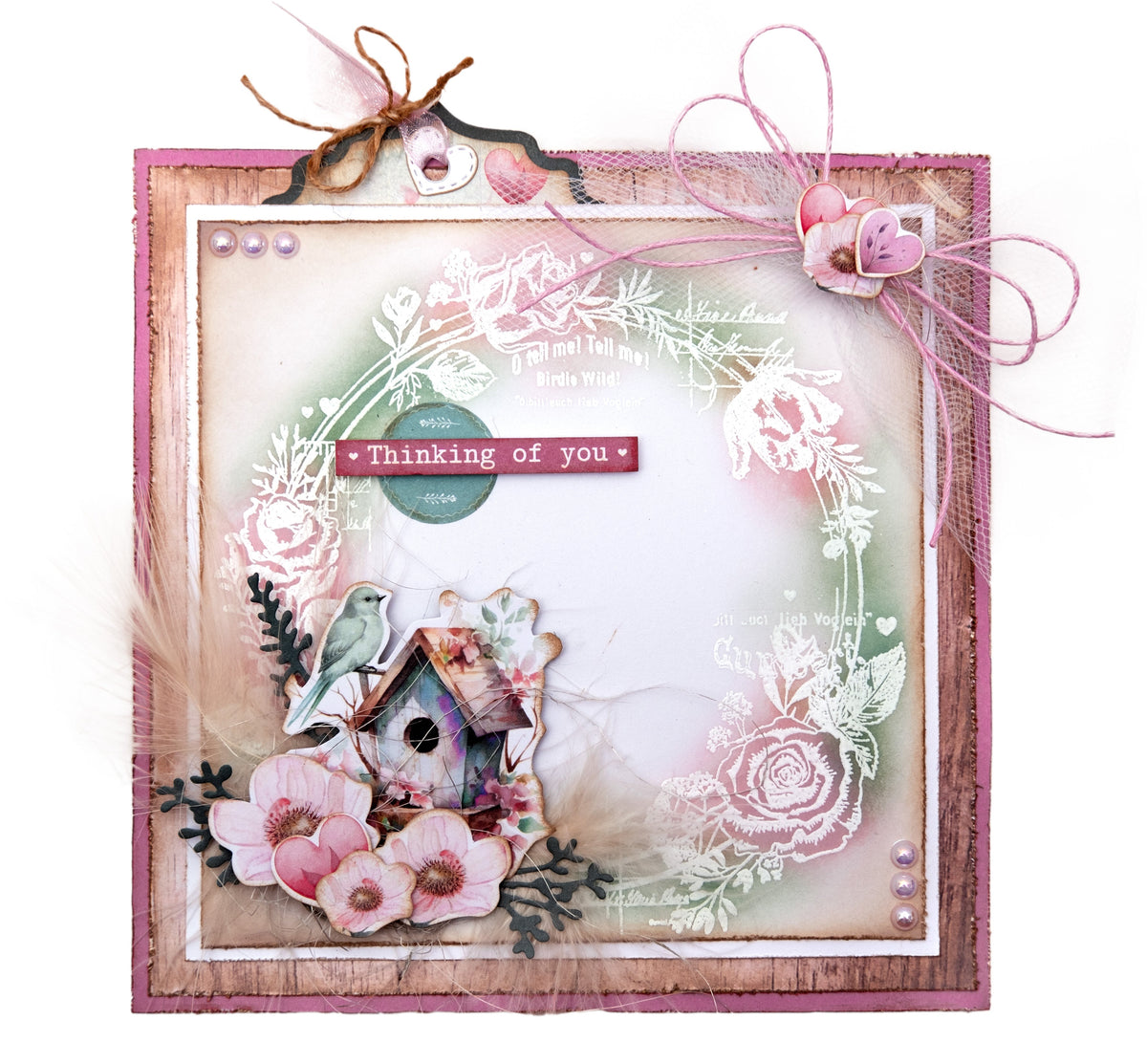 Bloc de papiers créatifs JMA Fonds de page Sending You Love 36 feuilles