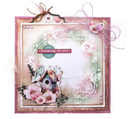 Bloc de papiers créatifs JMA Fonds de page Sending You Love 36 feuilles