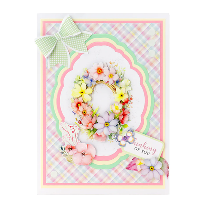 Découpage prédécoupé – Panier floral et couronne (lot de 3)