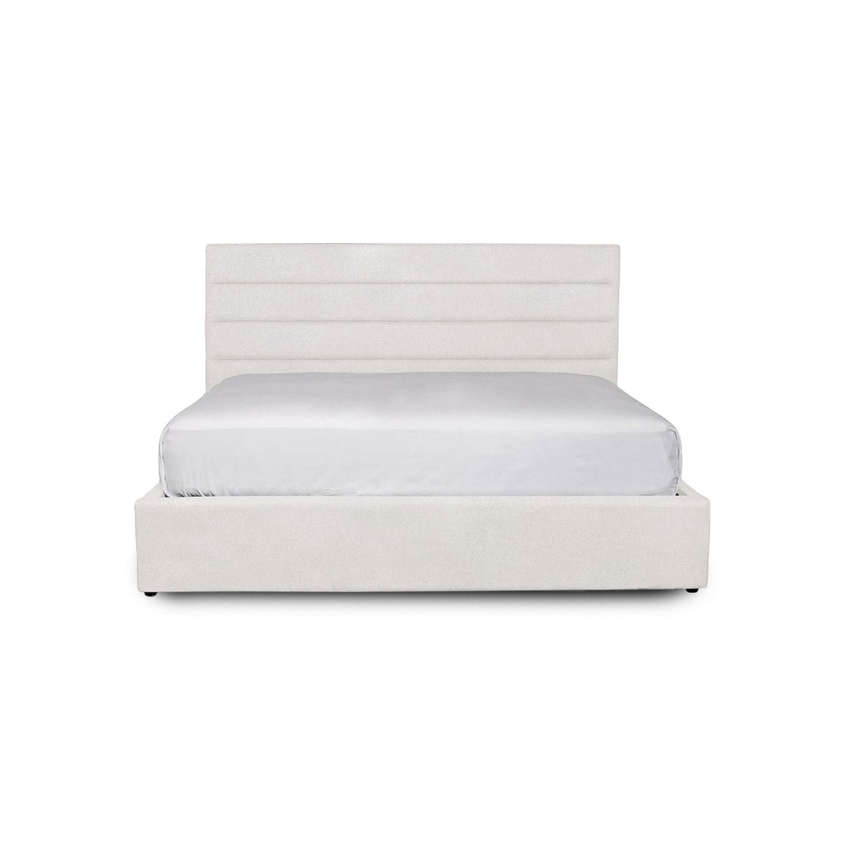 Lit de rangement Justin Queen - Crème