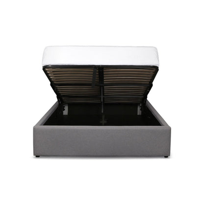Lit de rangement Justin Queen - Greige
