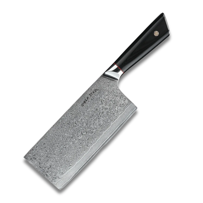 HAGAKURE X | Cleaver Knife 7" Damascus AUS 10 Steel