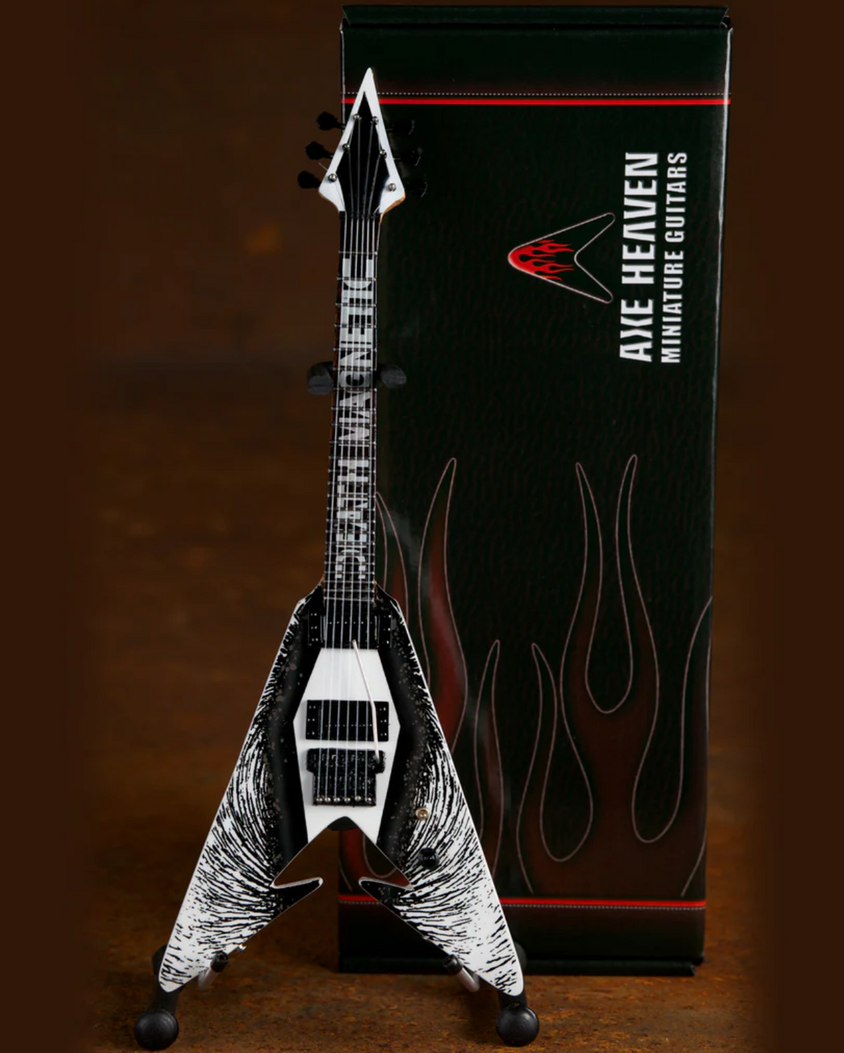 Réplique de guitare miniature de collection Kirk Hammett Death Magnetic V