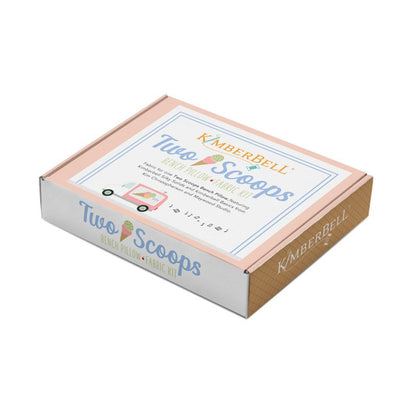 Kimberbell Two Scoops Bench Pillow Embroidery CD and Fabric