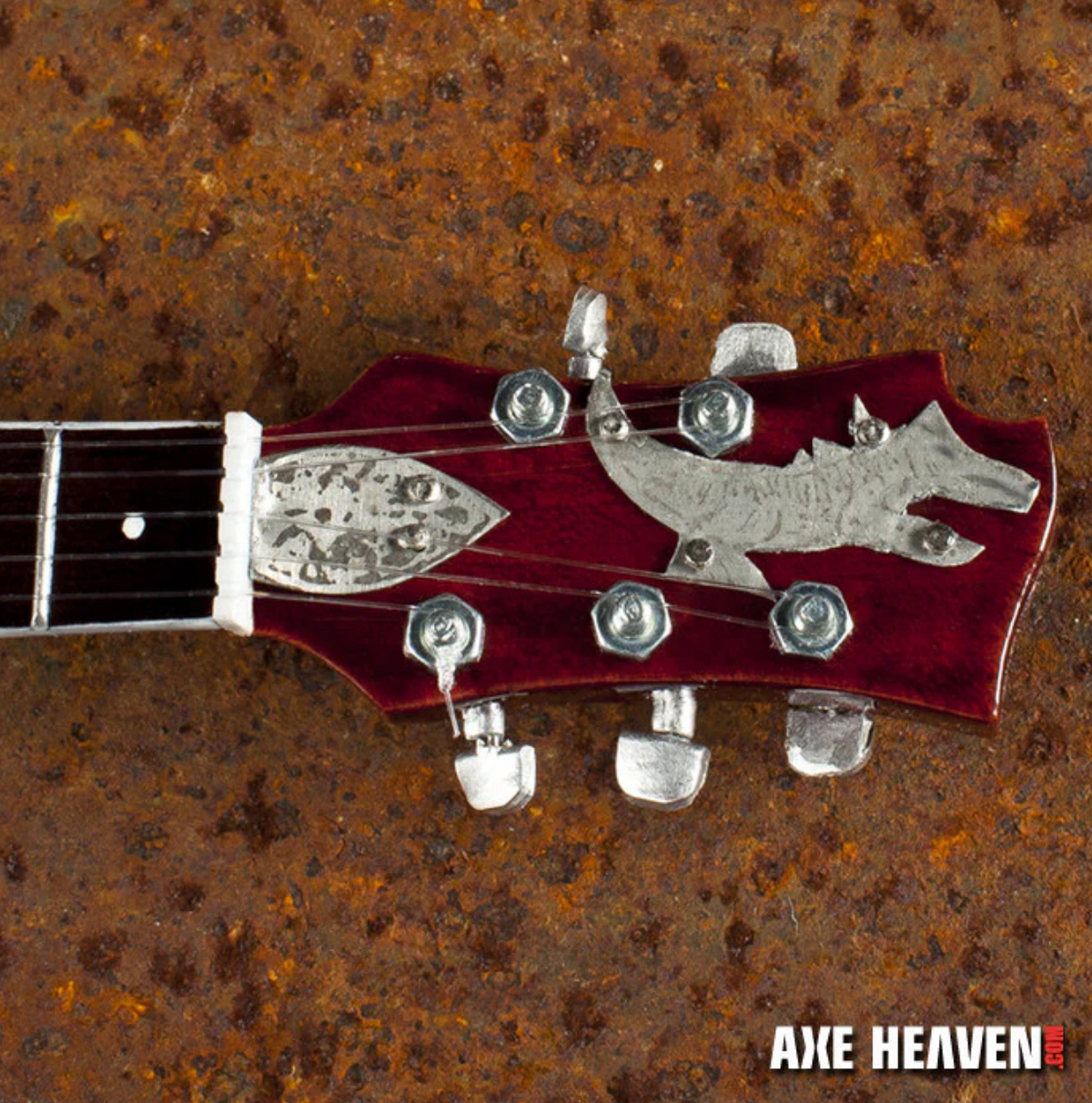Keith Richards 1981 Zemaitis Macabre Miniature Guitar Replica Collectible