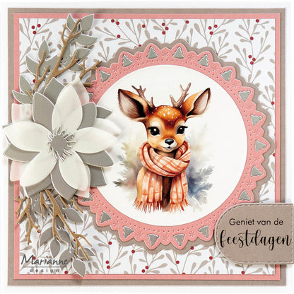 Marianne Design Matrices de découpe Creatables - Fleurs Fantaisie