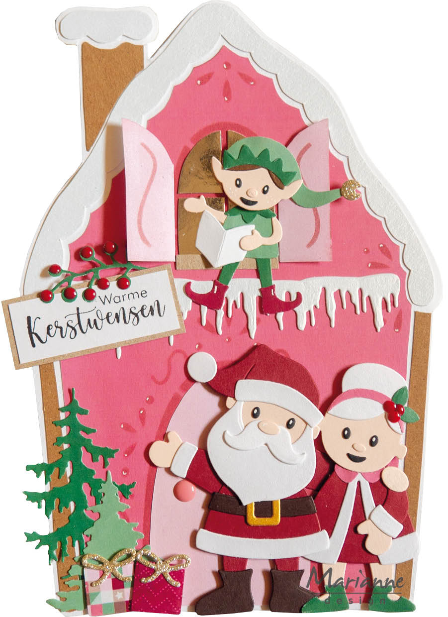 Matrice de découpe Marianne Design Collectables - Christmas Elves By Eline & Marleen